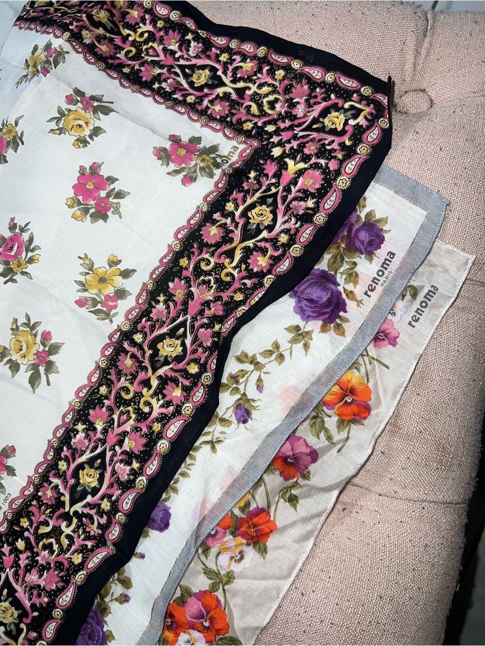 Renoma Paris handkerchiefs